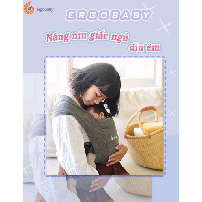 [Thương hiệu Mỹ][BH 12TH] Địu cho bé Ergobaby Embrace Cozy, địu trợ lực cho bé từ 3-11kg