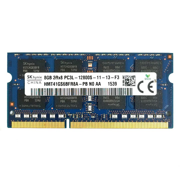 RAM laptop DDR3L PC3L 8GB bus 1600 MHz...