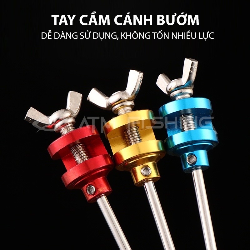 gạt cá gắn rọng titan 7 màu, hàng cao cấp, câu tốc độ, phù hợp đánh lưỡi không ngạnh