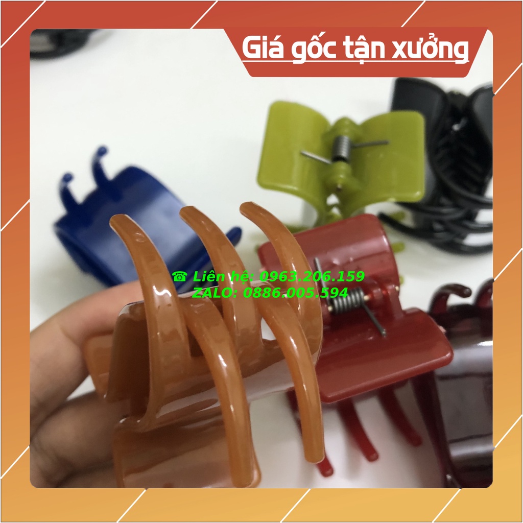 [HOT] Kẹp Tóc Càng Cua Đa Sắc 5 Răng To Dày Cá Tính, Thời Trang, Phong Cách, Chắc Chắn