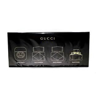 Set 4 chai nước hoa nữ guccccii mini