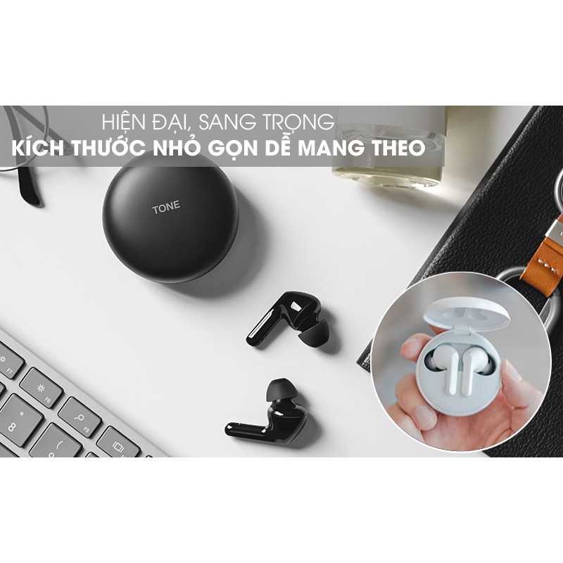 [Mã 2404EL10K giảm 10K đơn 20K] Tai nghe Bluetooth LG TONE Free HBS-FN6 - Hàng chính hãng