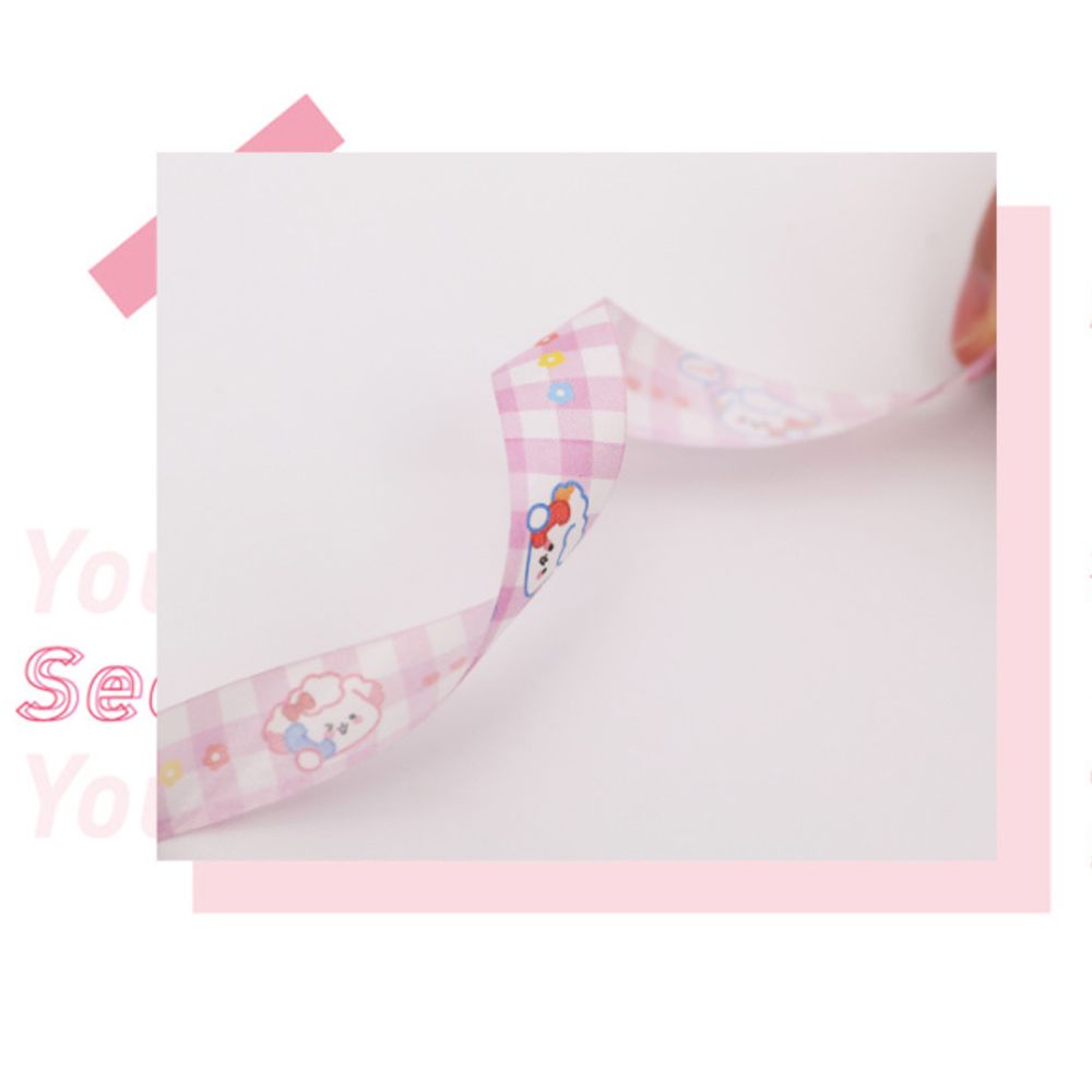 Cuộn Băng Keo Giấy In Hình Gấu / Thỏ Dễ Thương Trang Trí Sổ Tay / Đồ Thủ Công Nhật Bản 81