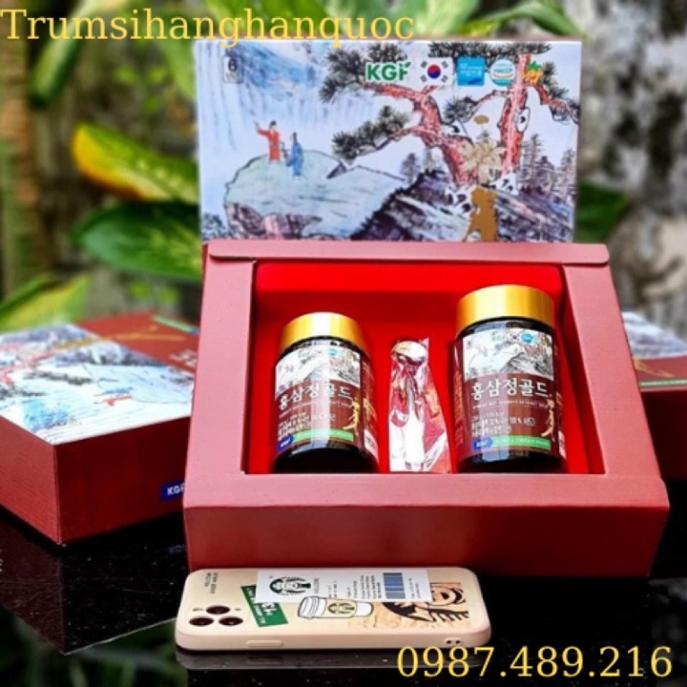 CAO CHIẾT XUẤT HỒNG SÂM HÀN QUỐC - Hộp 2 lọ 250gr [ Hàng Mới Về ]