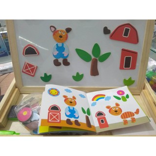 Bộ ghép hình nam châm động vật