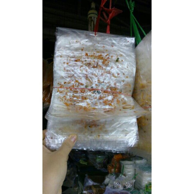 Bánh muối, dầu hành phi, ruốc