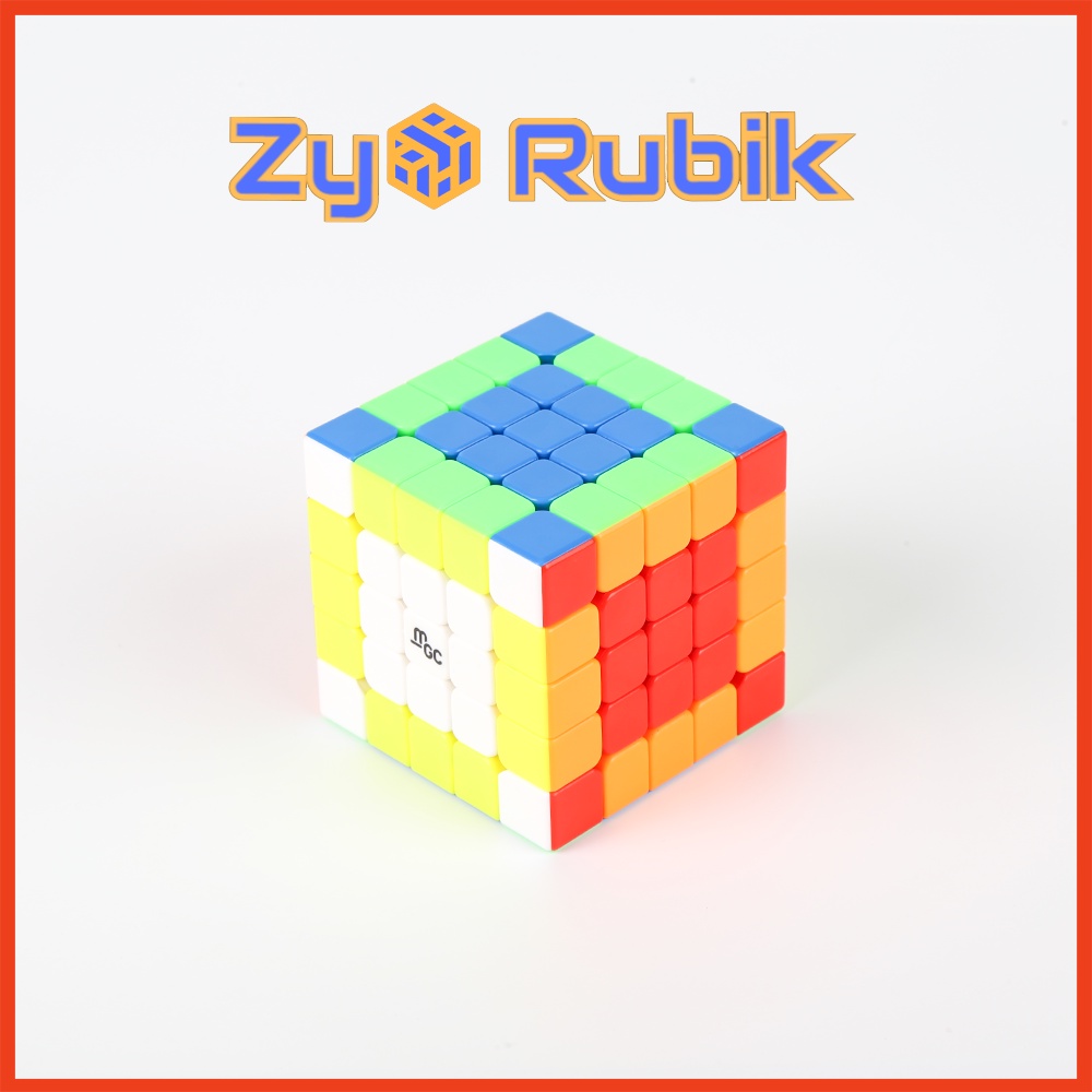 Rubik 5x5 YJ MGC 5x5 Có Nam Châm Stickerless Rubik 5x5x5 YongJun MGC 5x5 Không Viền (Hãng mod Nam châm) - Zyo Rubik