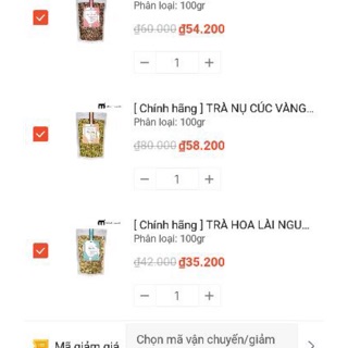 Combo Trà kèm quà của khách