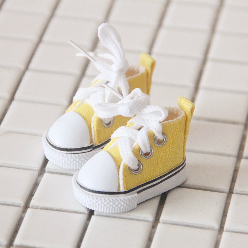 Giày vải canvas 20cm 5cm tùy chọn màu sắc cho búp bê