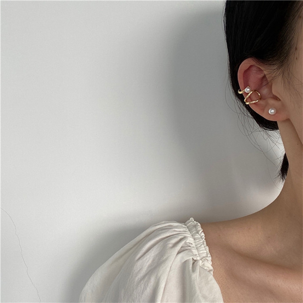 Cod Qipin Bộ 3 Khuyên Tai Đính Ngọc Trai Nhân Tạo Thời Trang