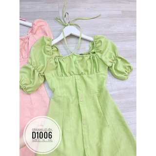 (Bigsize) Đầm maxi cổ yếm