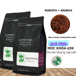 Cà Phê Nguyên Chất - Bột - Truyền Thống Số 2 - Buôn Mê Thuột - 1Kg - Hương Thơm Mạnh – Vị Đắng Vừa – Hậu Vị Ngọt
