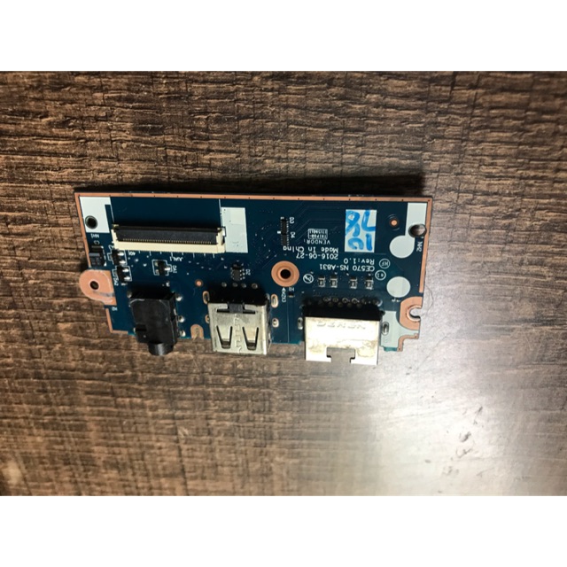 Board jack âm thanh và cổng LAN laptop lenovo E570