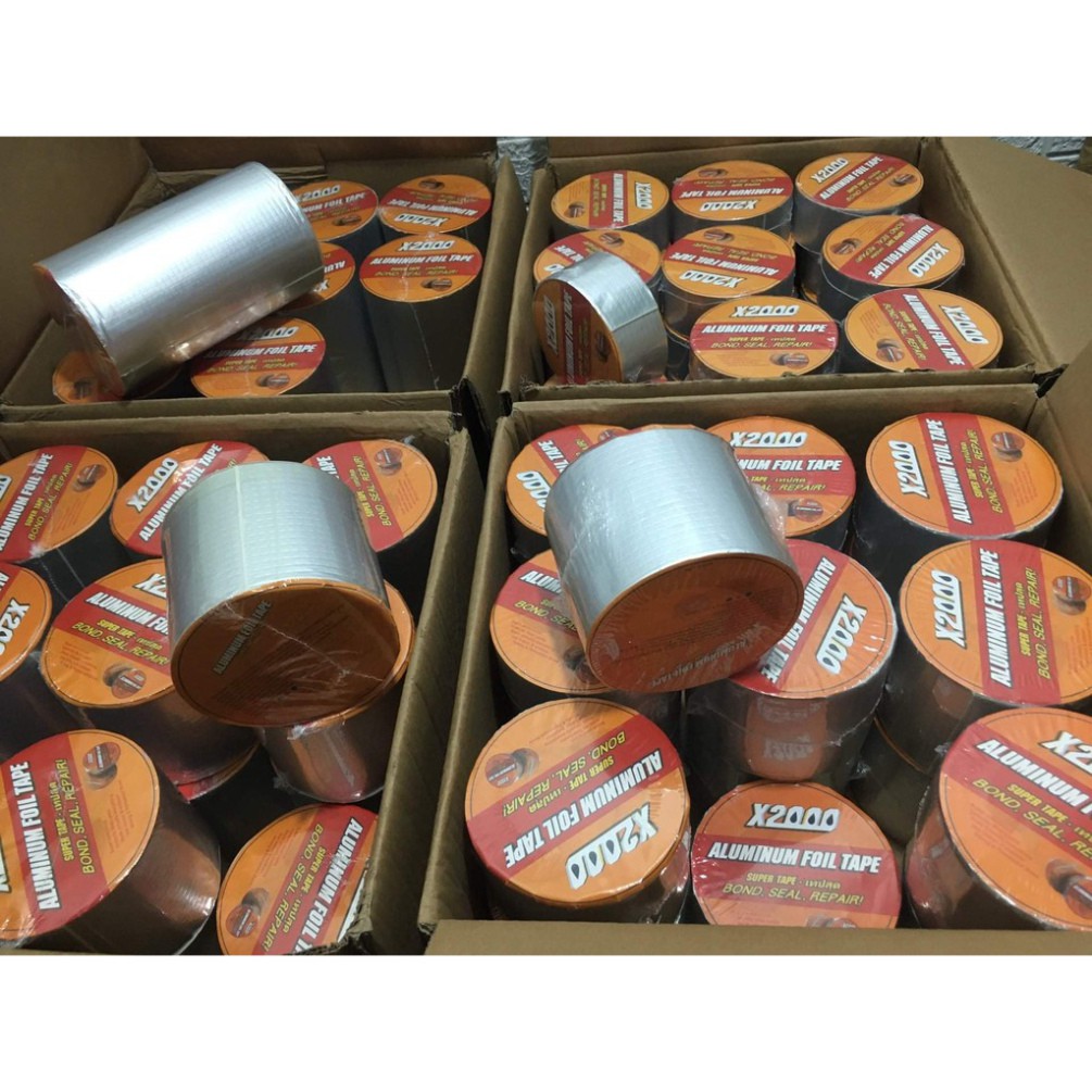 Băng Keo Chống Thấm X2000 Nhật Bản, Băng Keo Siêu Dính, Chống Thấm Dột, Dán Tường, Dán Mái Tôn, Dán Ống Nước 5cm x 5m