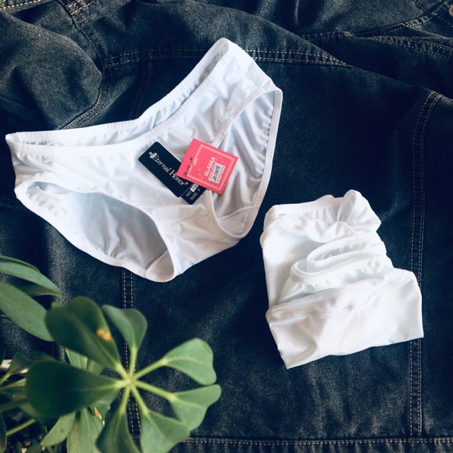 Quần cotton trắng