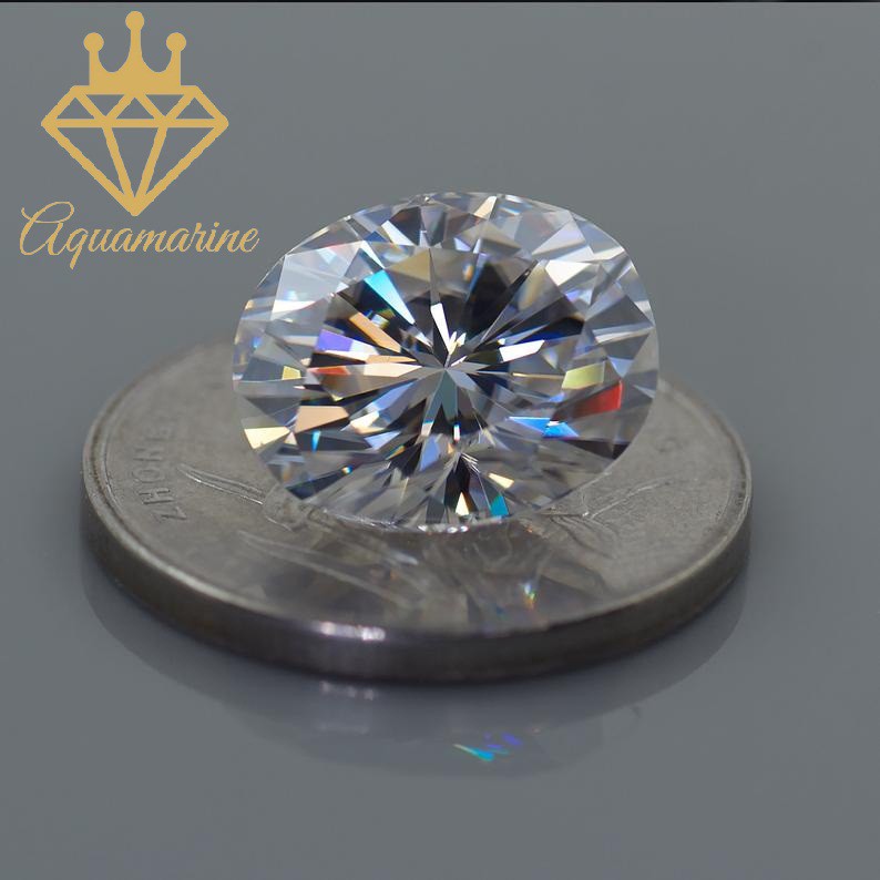 Kim cương nhân tạo Moissanite Oval
