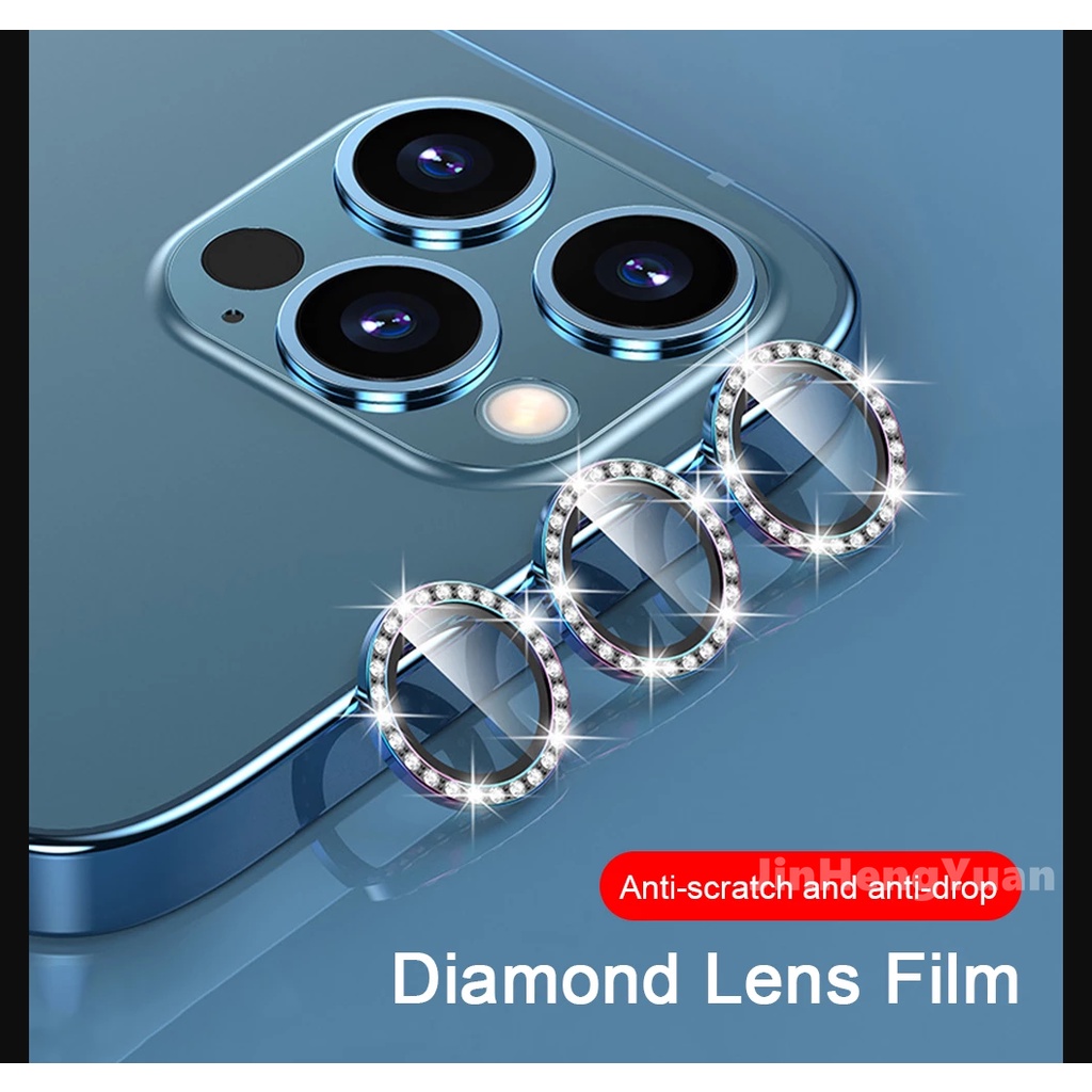 Khung viền bảo vệ camera sau thích hợp cho iphone 13 12 11 pro max 12mini