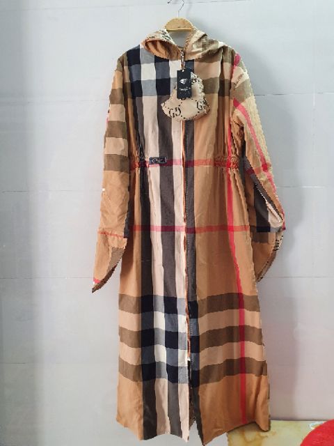 Combo Áo choàng thô kẻ