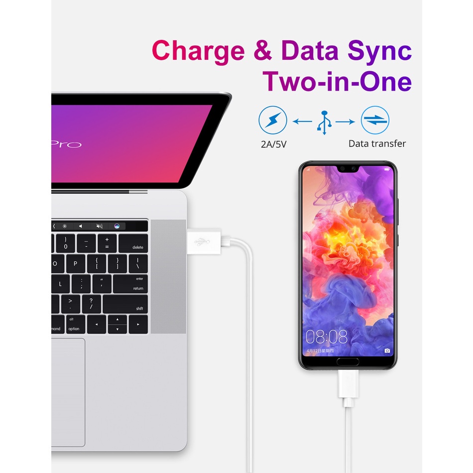 Dây Cáp Sạc Nhanh 1M Micro USB Cho Samsung S6 Xiaomi Tablet
