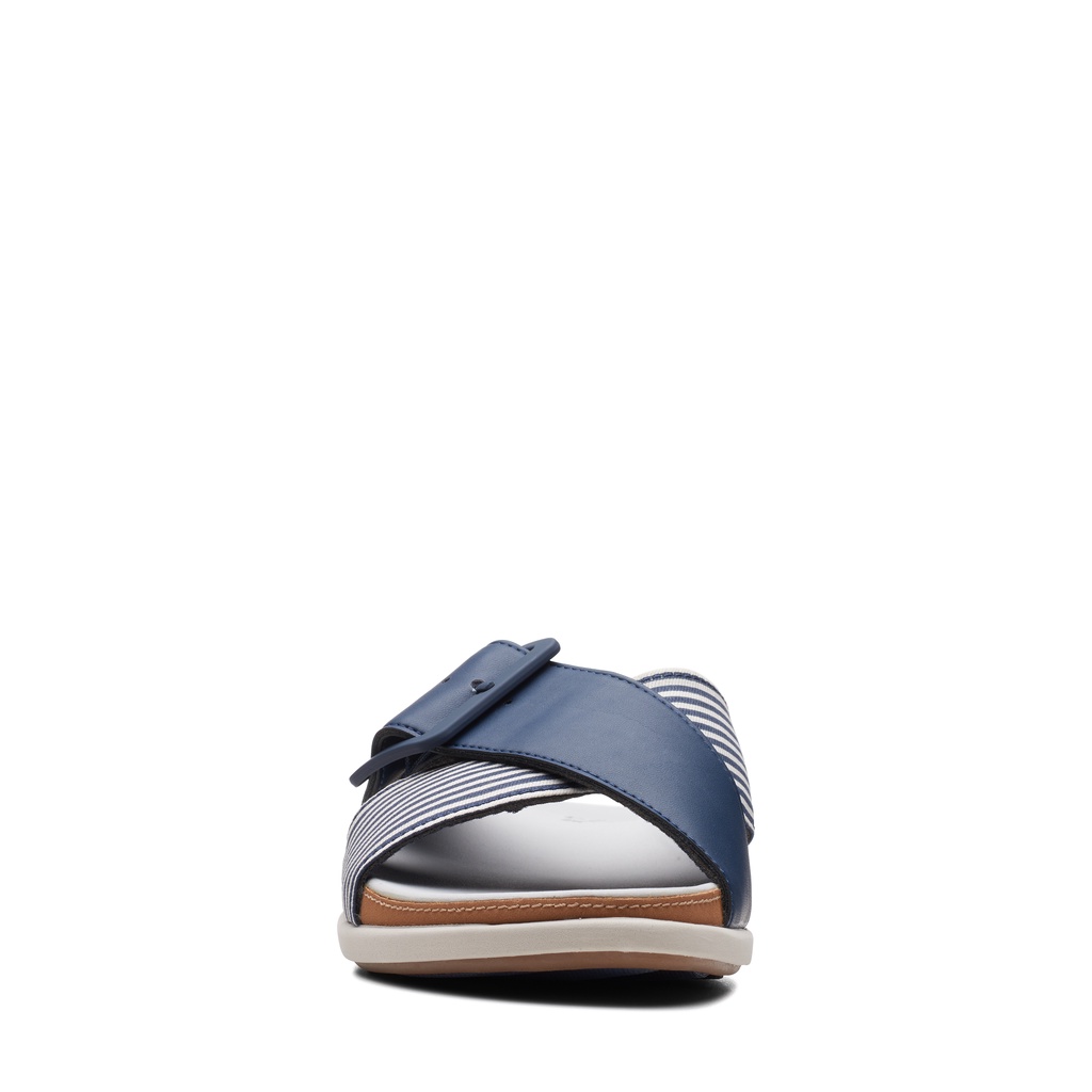 Giày Xăng Đan Nữ CLARKS Eliza April Màu Navy