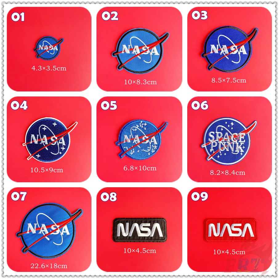 Miếng dán ủi quần áo họa tiết NASA thời trang