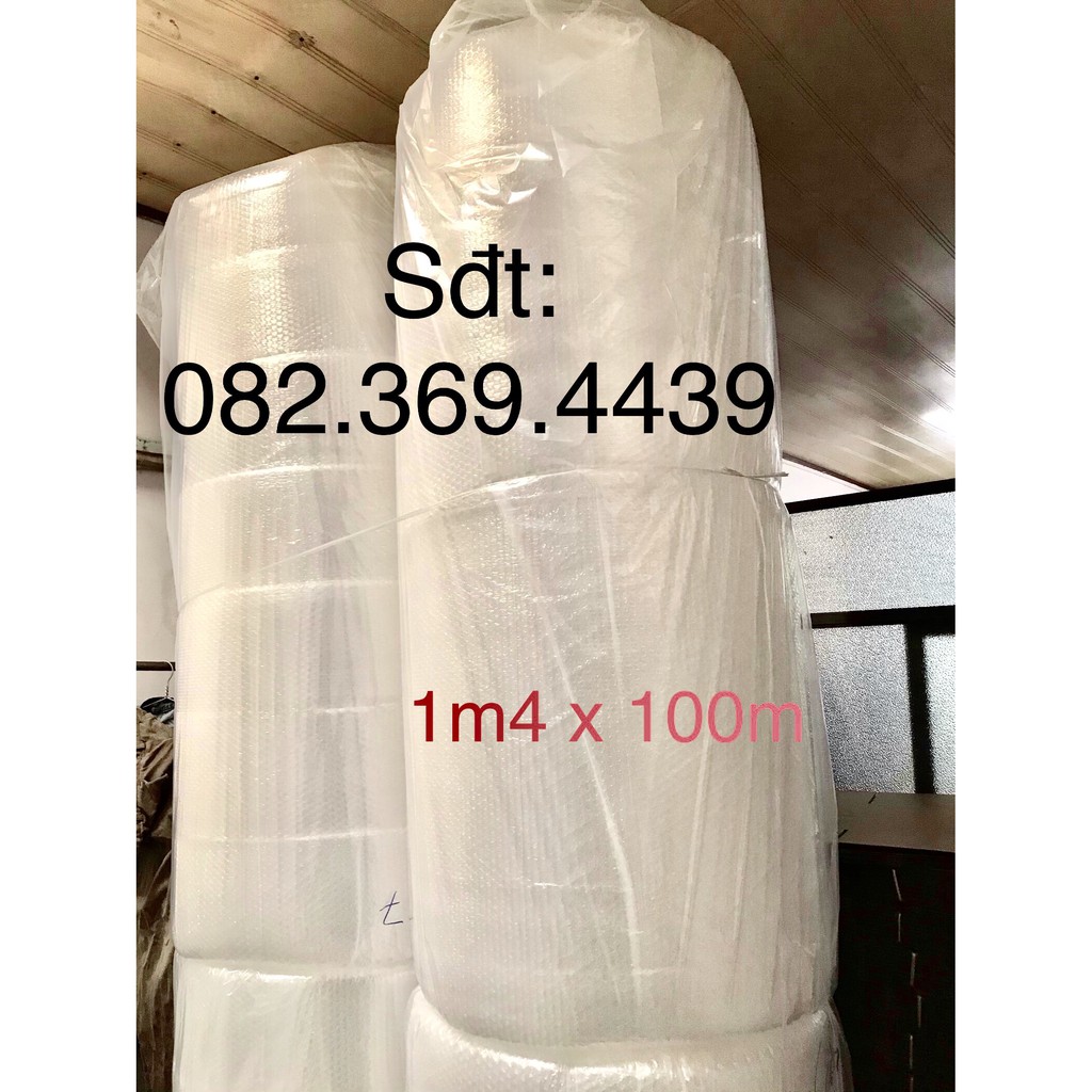 Cuộn xốp hơi 1m4x100m, xốp bong bóng khí, Cuộn xốp bọ hàng [LH 0823694439]
