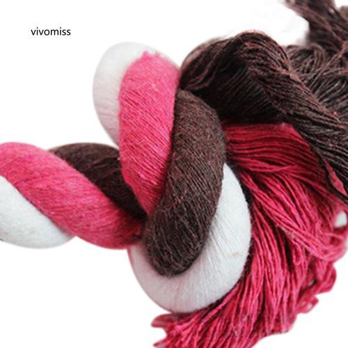 Đồ chơi ngậm cắn dạng dây tết siêu thú vị dành cho thú cưng