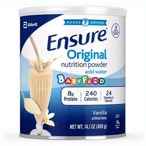 Sữa bột Ensure Mỹ 400g vị vani (Mẫu mới)