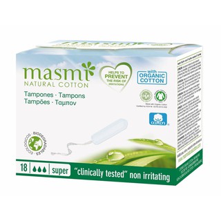 Tampon 3 giọt hữu cơ Masmi 18m