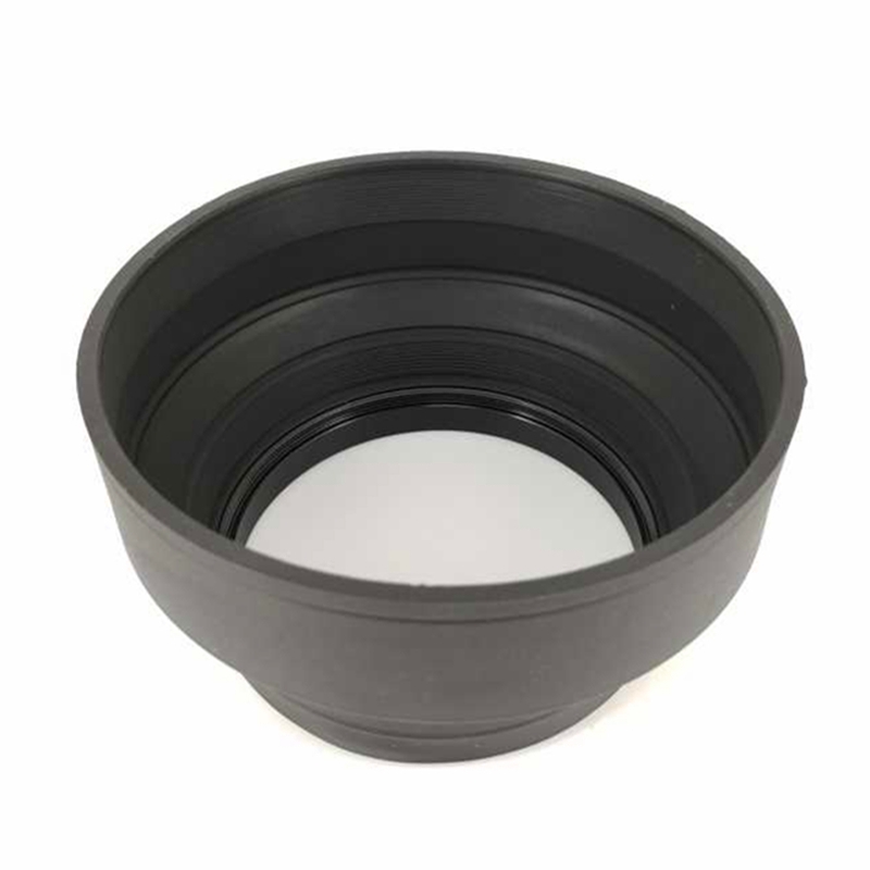 Loa che chắn lens bằng sillicone 3 tầng 3 trong 1 dùng cho Canon Nikon Sigma 77mm