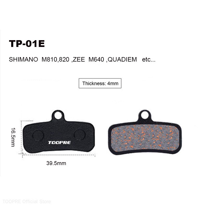 Cặp má phanh TOOPRE dành cho xe đạp leo núi Shimano Sram Avid Hayes Magura