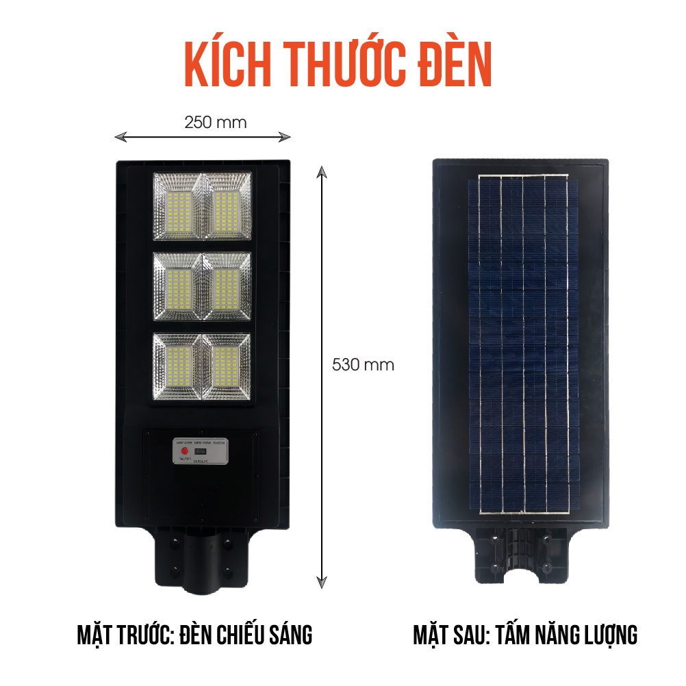 Đèn năng lượng mặt trời pin liền thể 150W, Đèn chiếu sáng đường phố năng lượng mặt trời 150W, Chống nước tiểu chuẩn IP67