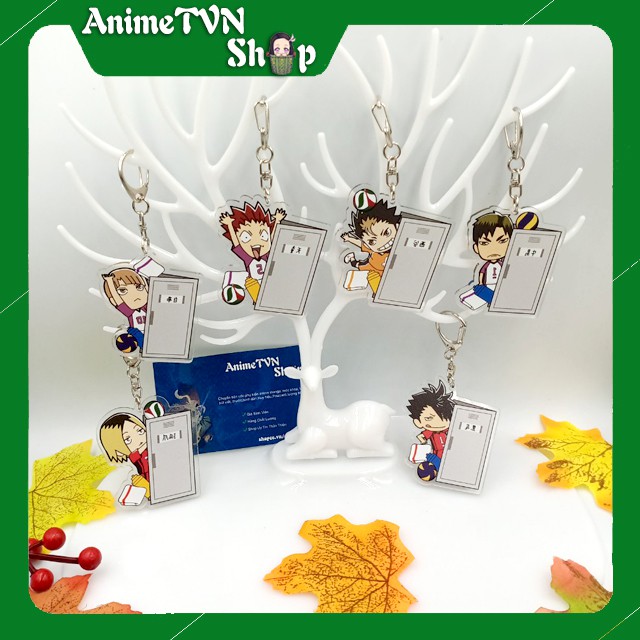 Móc khoá Mica anime/manga Haikyuu!! (Vua bóng chuyền) - Nhựa Cứng Acrylic In 2 mặt sắc nét ( ảnh thật )