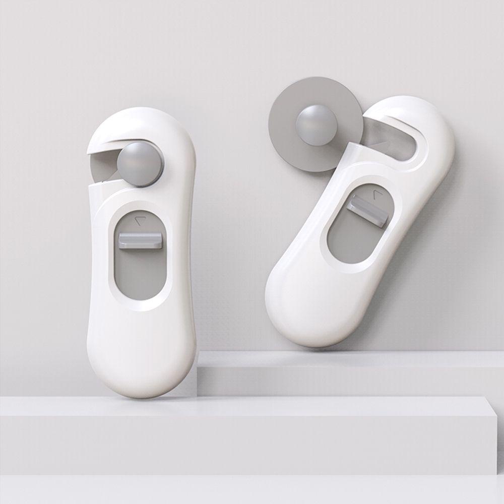 Khóa Cửa Tủ Lạnh / Ngăn Kéo Bằng Nhựa ABS Không Cần Đục Lỗ Bảo Vệ An Toàn Cho Bé