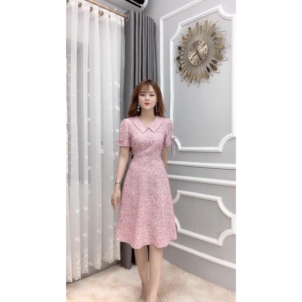 [Mã WASTMAY giảm 15% tối đa 30K đơn 150K] Đầm Nữ, Đầm Dự Tiệc, Váy Nữ Hoa Nhí Hồng Kiểu Vintage Sang Chảnh, Min clothing | BigBuy360 - bigbuy360.vn