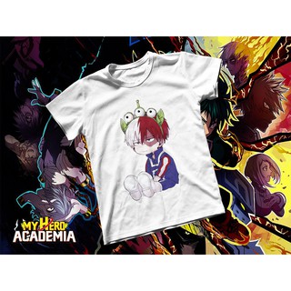 Áo thun Cotton Unisex - Anime - My Hero Academia - Todoroki shoto
