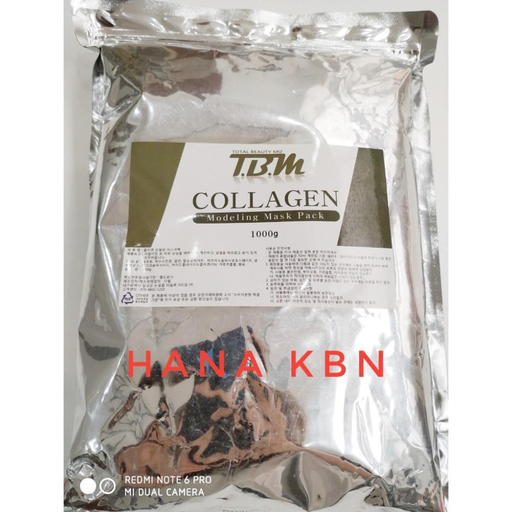 Bột Mặt Nạ Collagen 1000g - Bột Dẻo TBM Mask - Nâng Cơ, Săn Chắc, Chống Lão Hoá