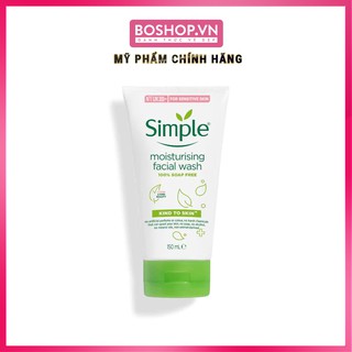 Sữa Rửa Mặt Da Nhạy Cảm Simple Moisturising Facial Wash 150ml