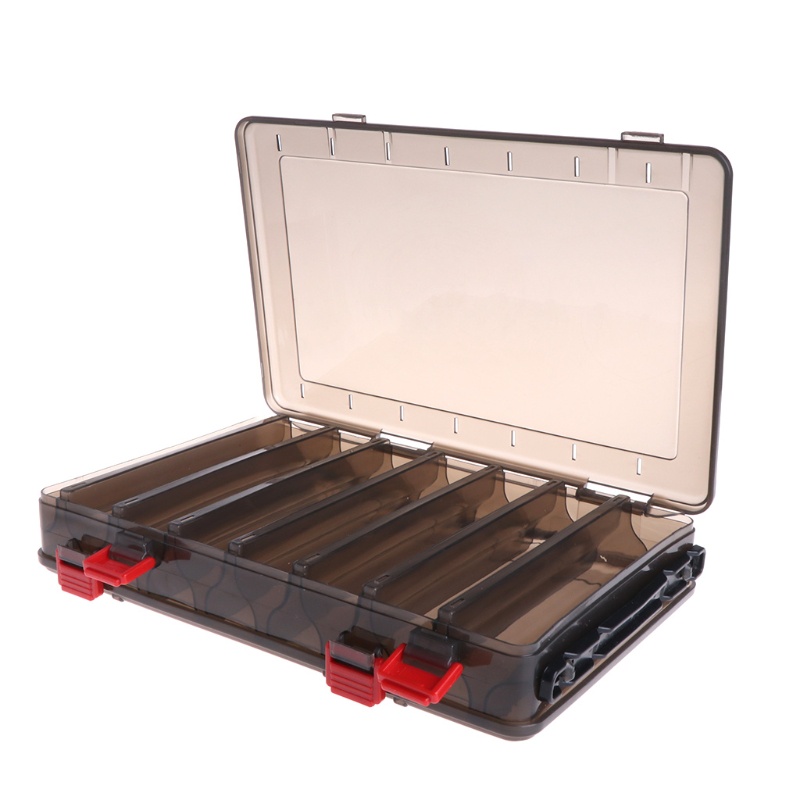 Hộp Đựng Móc Câu Cá Hình Chữ V 14 Ngăn Tiện Lợi