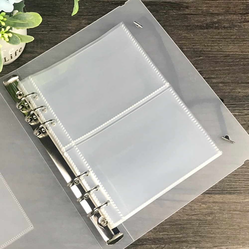 Bộ 10 tấm bìa trong suốt khổ A5 dùng đựng ảnh thiết kế tiện dụng