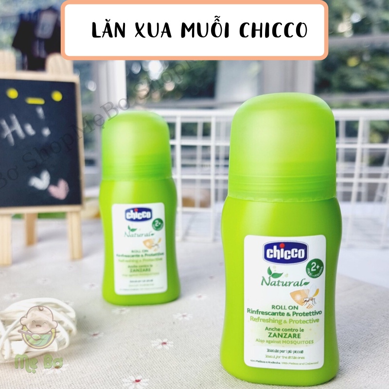 [CHICCO] XỊT/LĂN/KEM ĐA NĂNG XUA MUỖI CHO BÉ 0m+