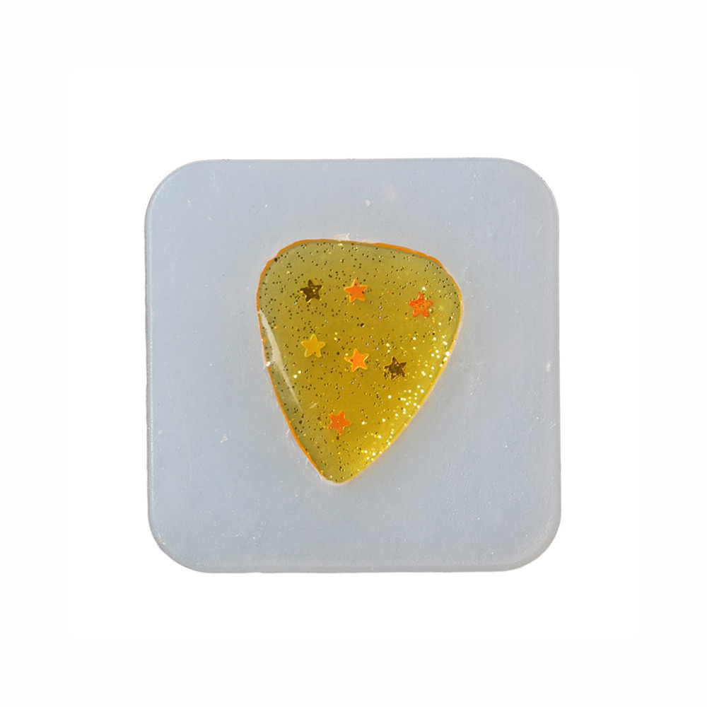 DAPHNE Fluid Arts Guitar Picks Epoxy Game Mold Silicone Mould DIY Resin Guitar Plectrum Pick Handmade Craft Jewelry Crafts Making Clay Tool Resin Mold