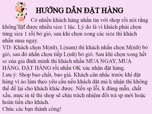 Áo gia đình áo đồng phục cổ bẻ chất cá sấu loại 1 đủ màu đủ size 6-100kg