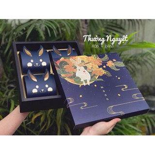 Hộp trung thu 4 bánh mẫu 2020 - Hộp trung thu đựng bánh