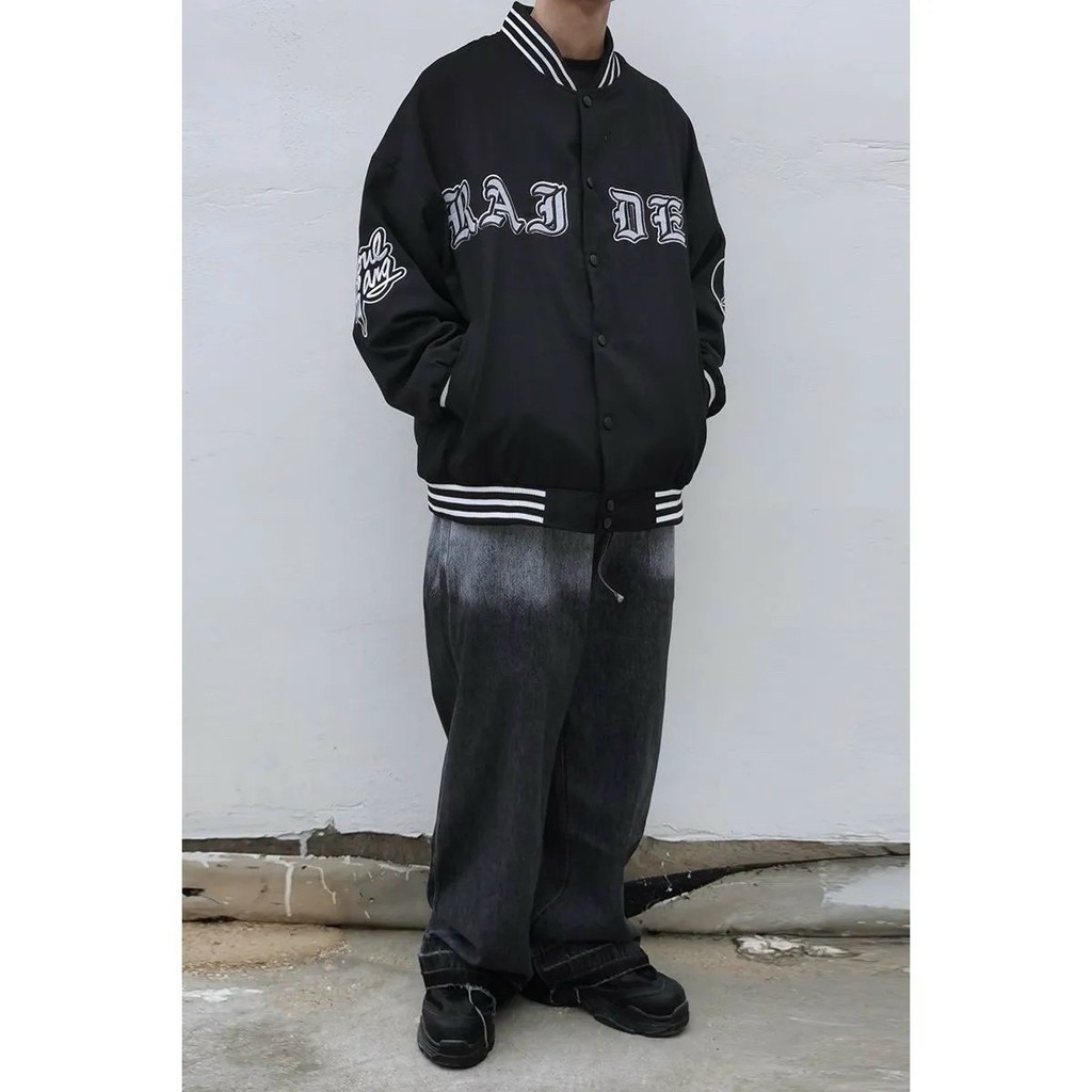 Áo khoác dù Nam Nữ Ulzzang, Áo Bomber Jacket Unisex form rộng