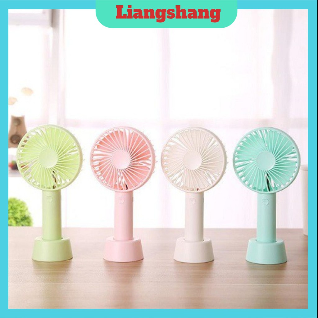QUẠT CẦM TAY MINI TÍCH ĐIỆN GIÓ MẠNH🍁FREESHIP🍁