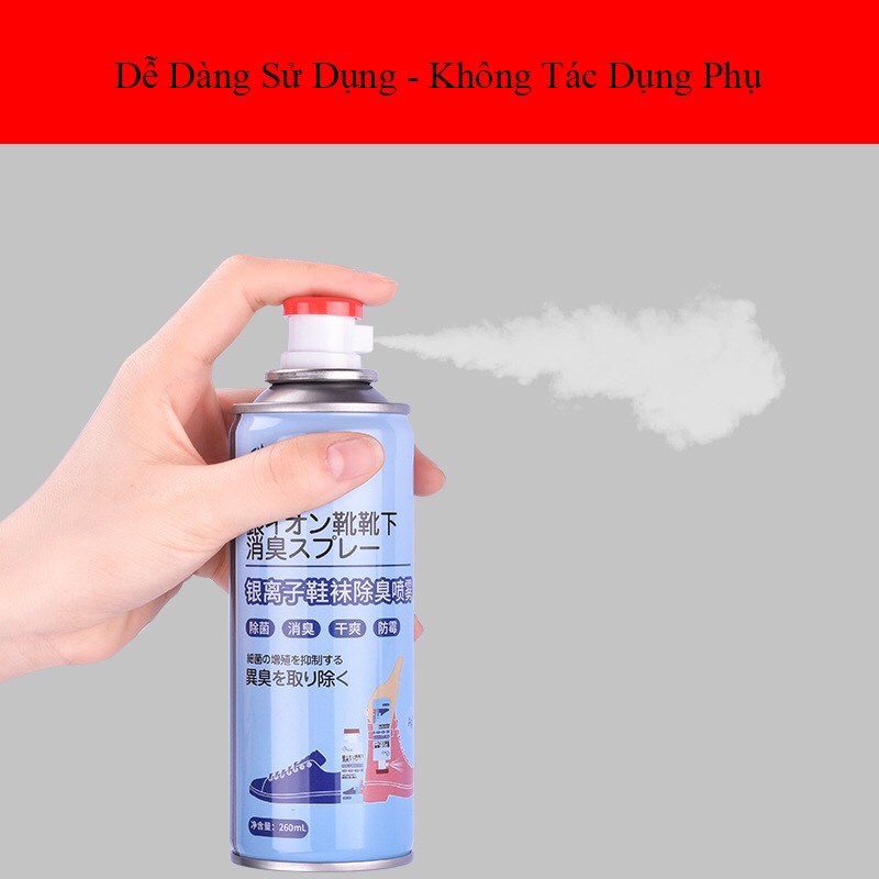 [ PHỤ KIỆN - XT183 ] Bình Xịt Khử Mùi Hôi Chân Công Nghệ I - ON đến từ nhật bản Giày Dép Xử Dụng Tiện Lợi