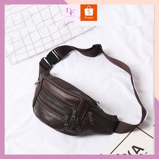 [Mã 99FASHIONSALE1giảm 10k đơn 50k] TÚI BAO TỬ DA NAM CAO CẤP 💎 TÚI ĐEO CHÉO NAM DA PU NHIỀU NGĂN KHÓA TIỆN LỢI 💎 FREESH