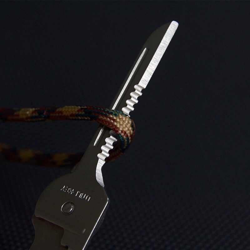 Hàng Có Sẵn Giao Hàng Ngay Lập Phương#Móc Khóa Hình Dao Bỏ Túi Đa Năng EDC 7 / 27yy