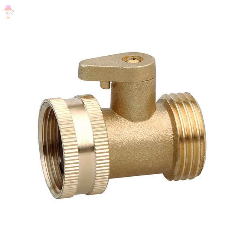 Đầu nối ống nước bằng đồng ren G 3/4inch có công tắc bật tắt nước chất lượng cao